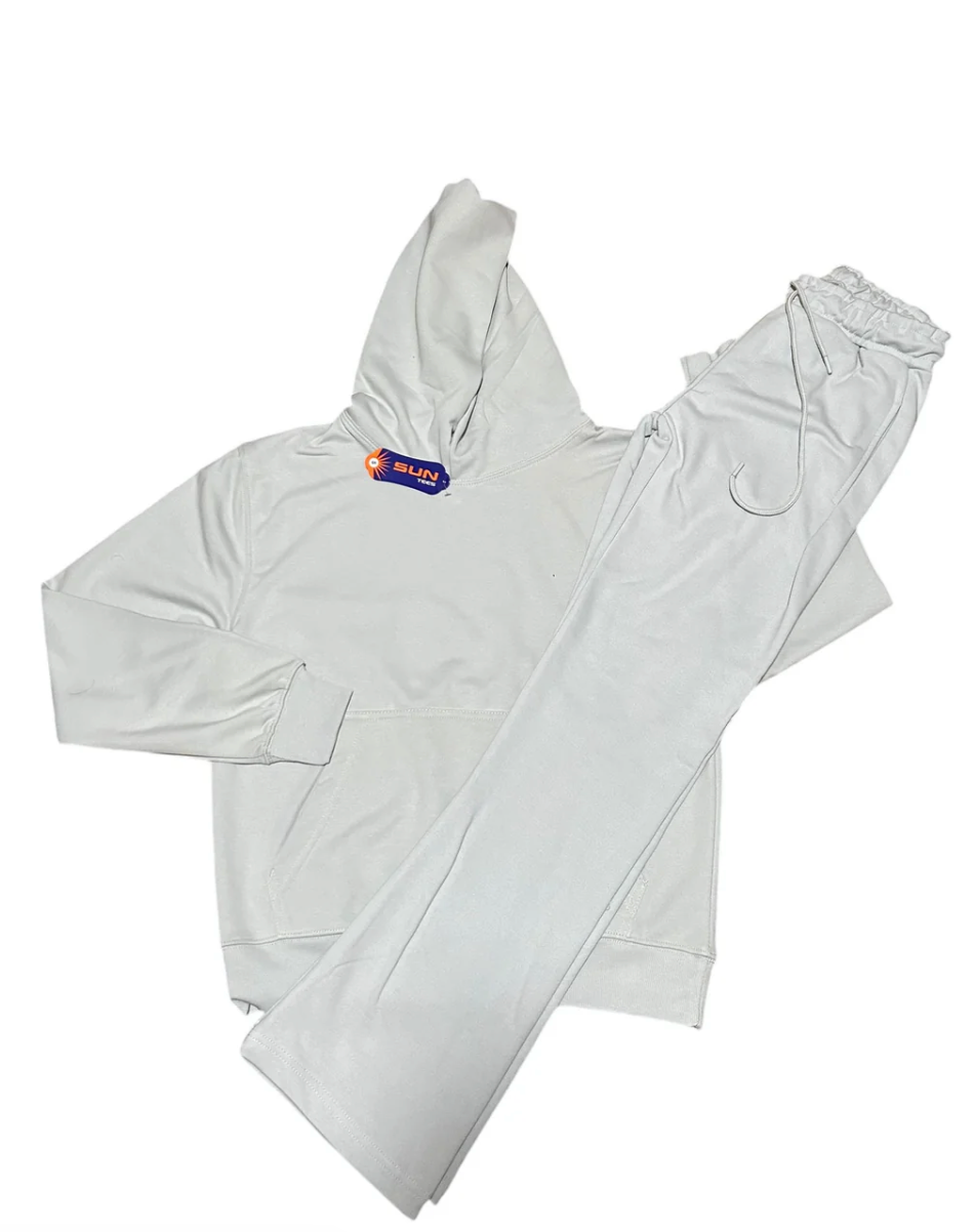 Suntees Premium Apparel Brands French Terry Hoodie and Stacked Pants Set