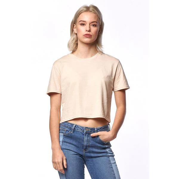 Smart Blank Adult Crop Tee