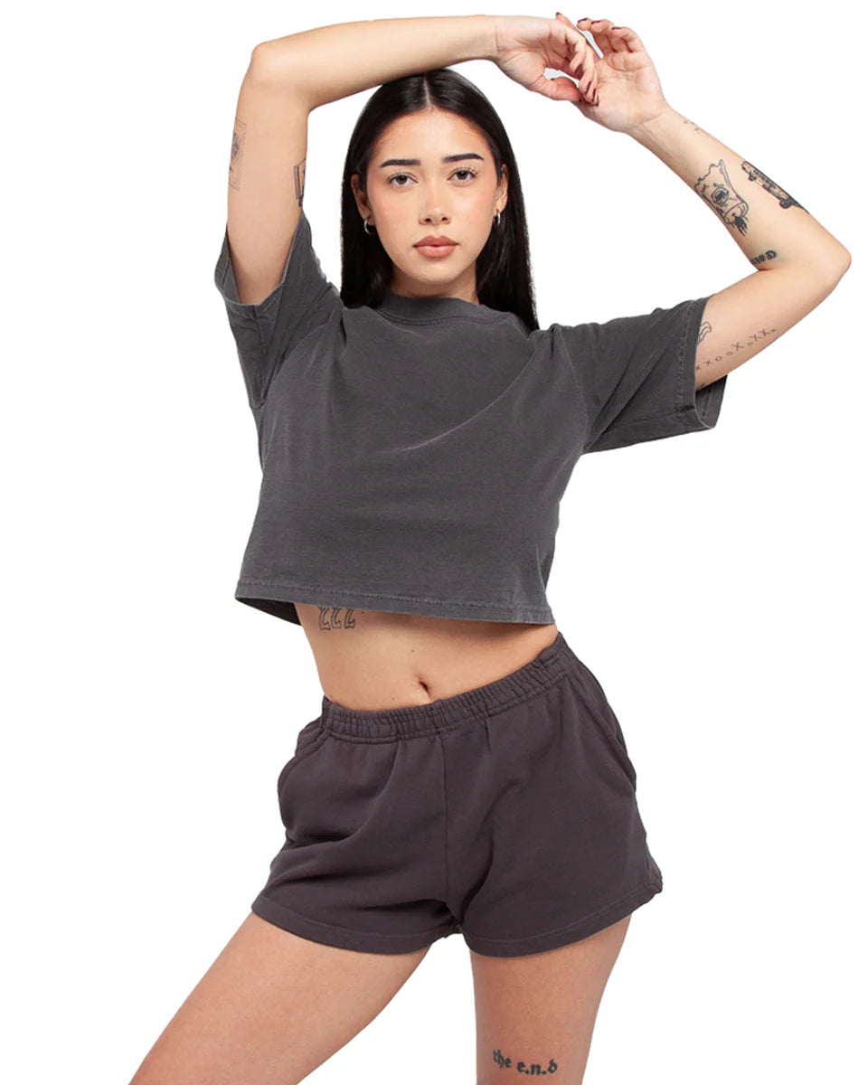 Shaka Wear Garment Dye Crop Top on sale