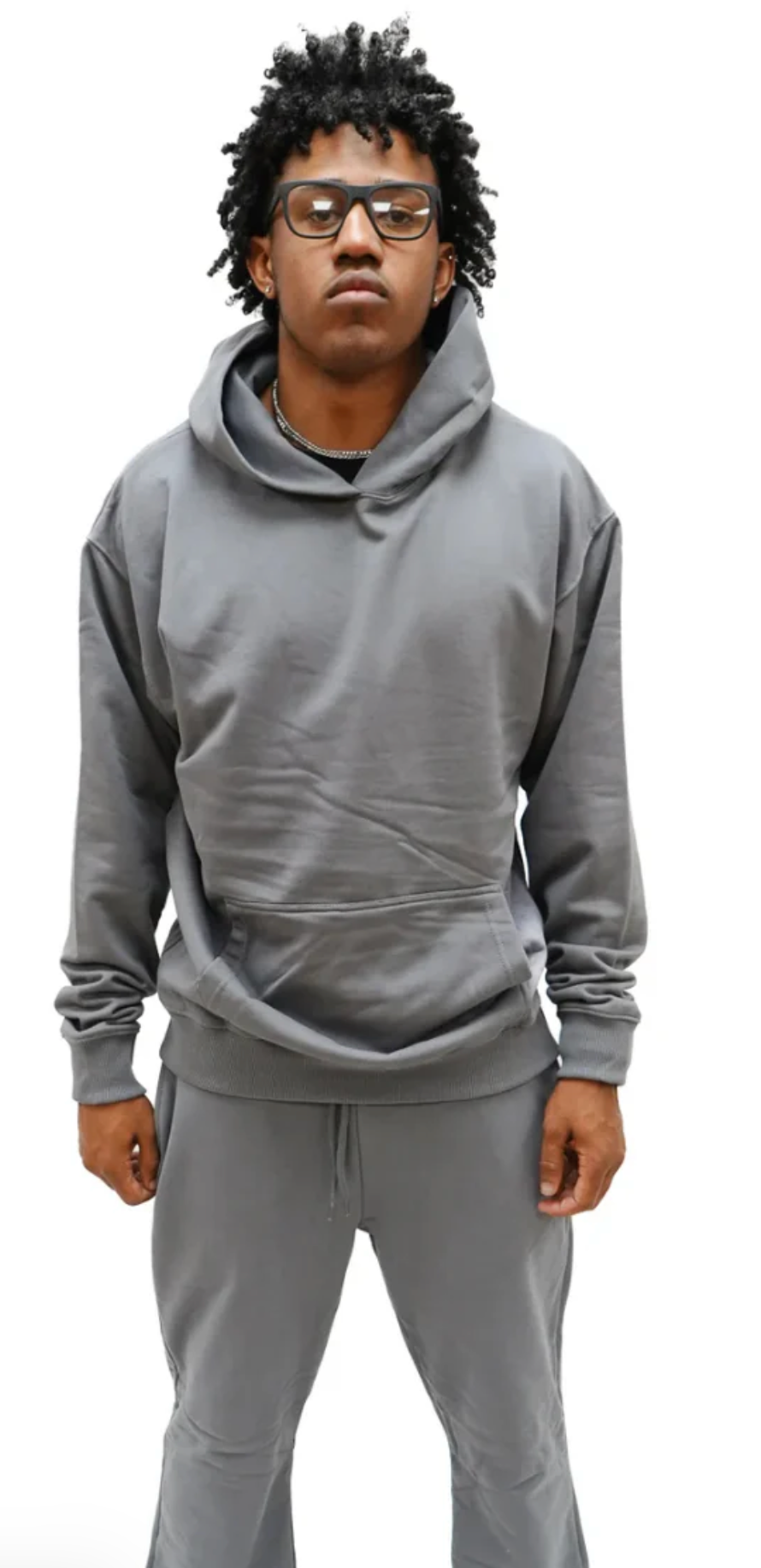 Suntees Premium Apparel Brands French Terry Hoodie and Stacked Pants Set